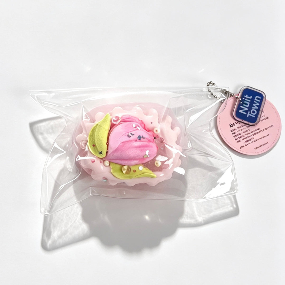 ぬいっとスクイーズ さくらゼリーケーキ Squishy