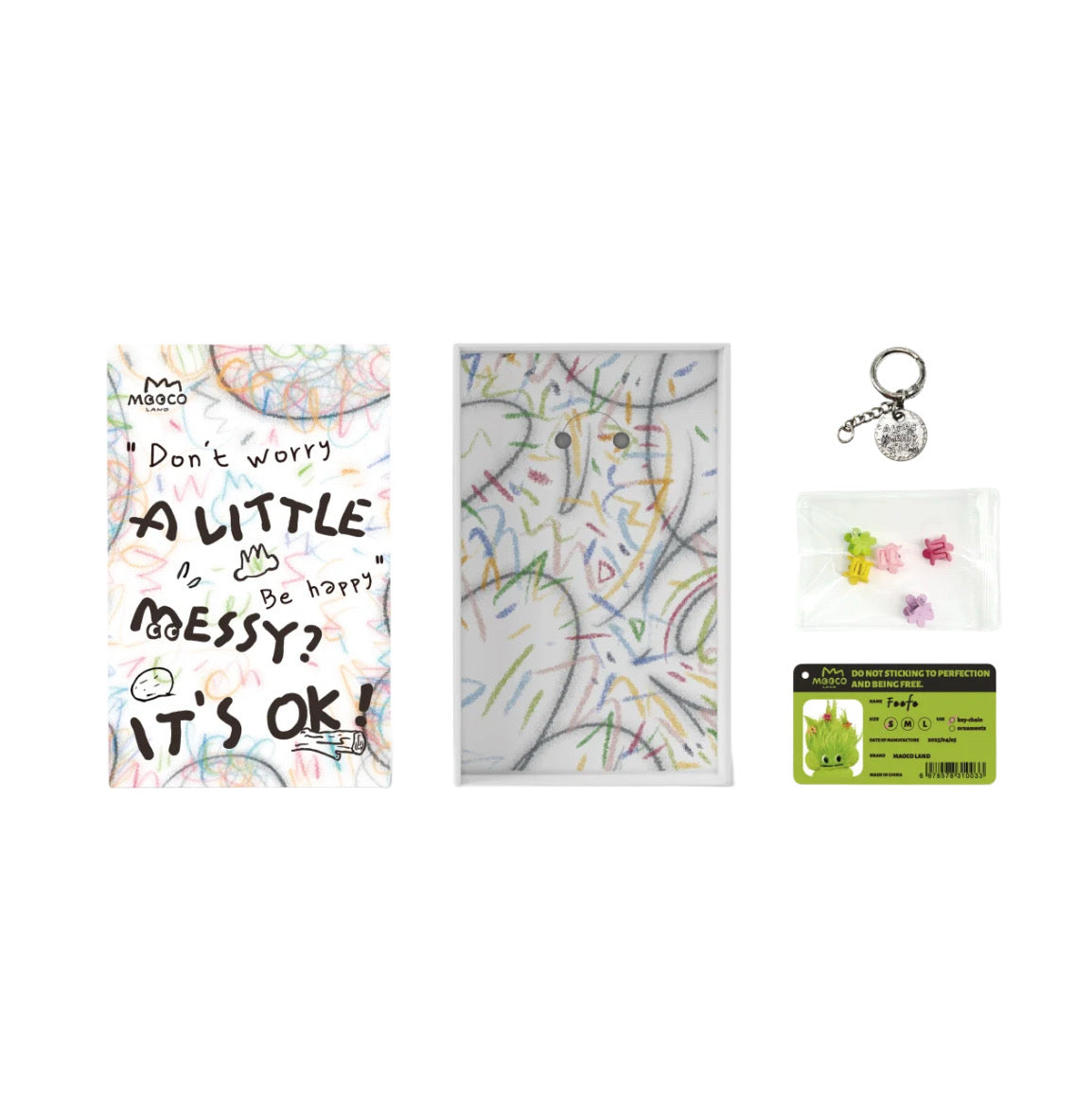 MAOCO LAND A Little Mess It's Ok シリーズ ぬいぐるみペンダント