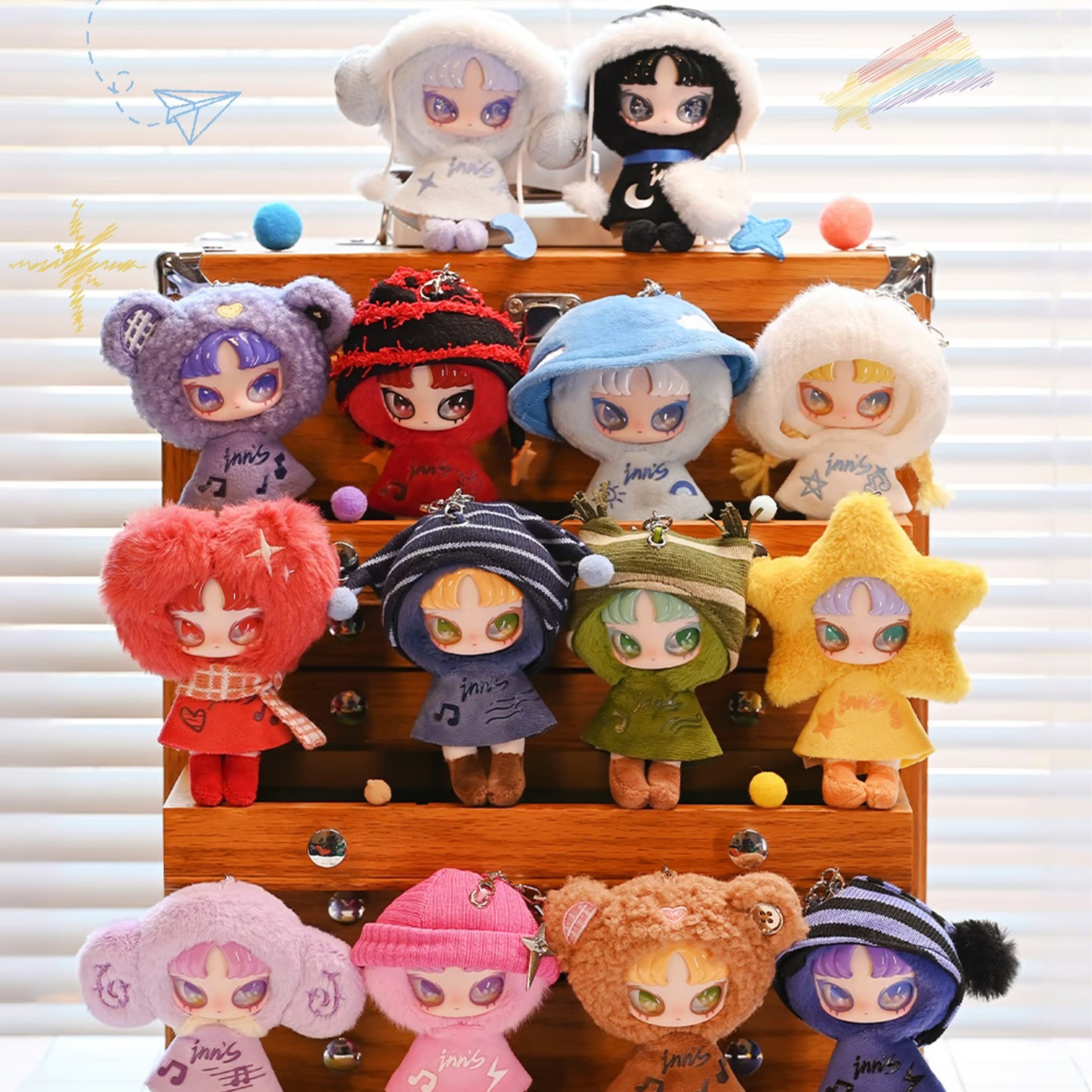 inns Twelve Tiny Wish Keepers ぬいぐるみ INN'S Twelve Tiny Wish Keepersぬいぐるみペンダント – Nuit Town
