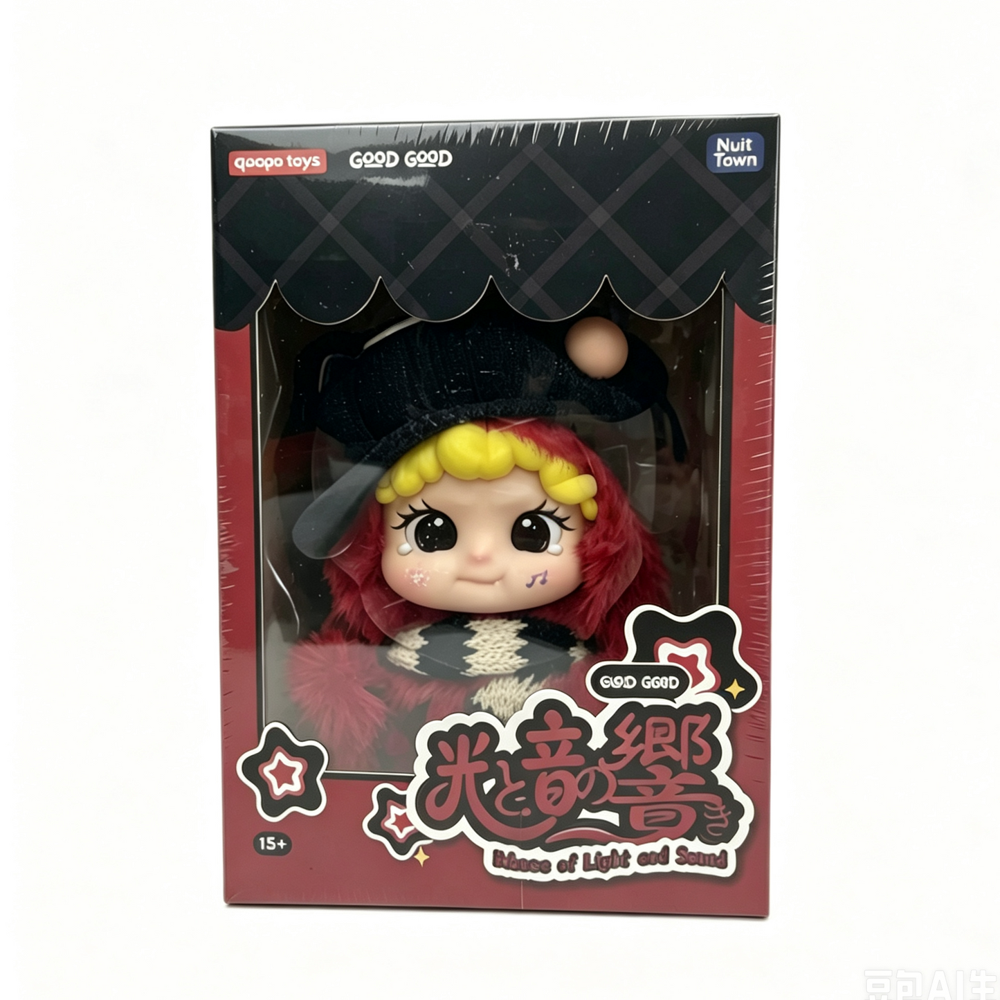 GOODGOOD 光と音の響き ぬいぐるみペンダント