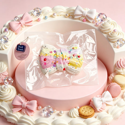 ぬいっとスクイーズ　レインボーキャンディリボン Squishy