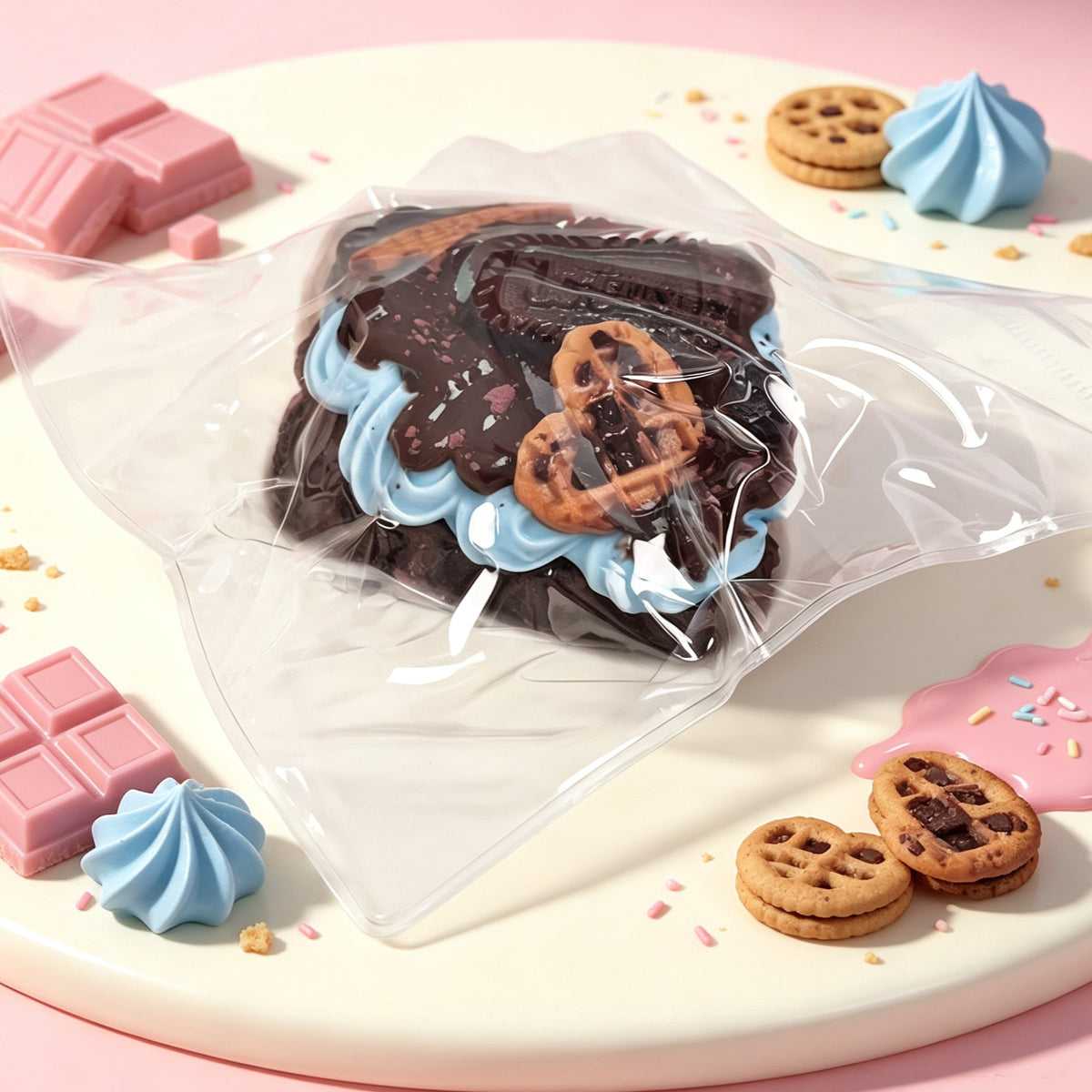 ぬいっと スクイーズ　チョコクロワッサン Squishy