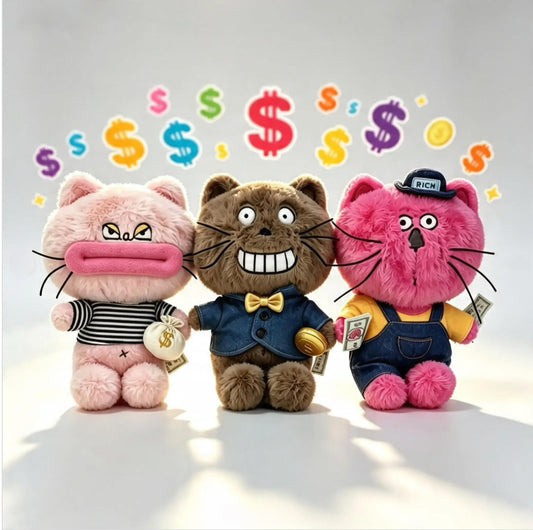 MAOMAOMAO Money Powerシリーズぬいぐるみ
