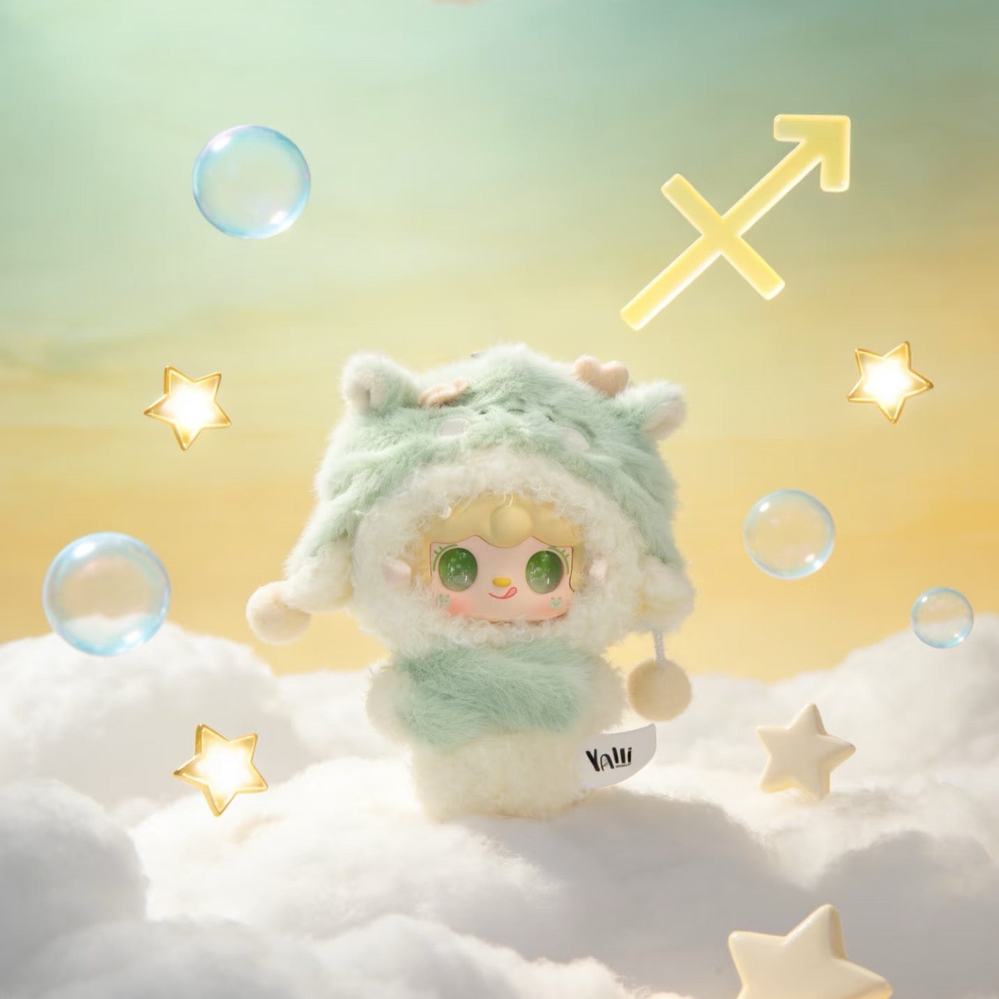 YOOKI Character Profile-十二星座ぬいぐるみペンダント