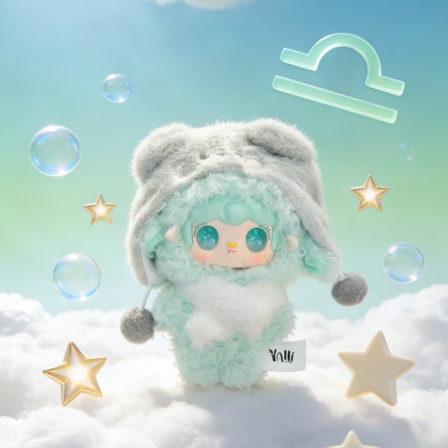 YOOKI Character Profile-十二星座ぬいぐるみペンダント
