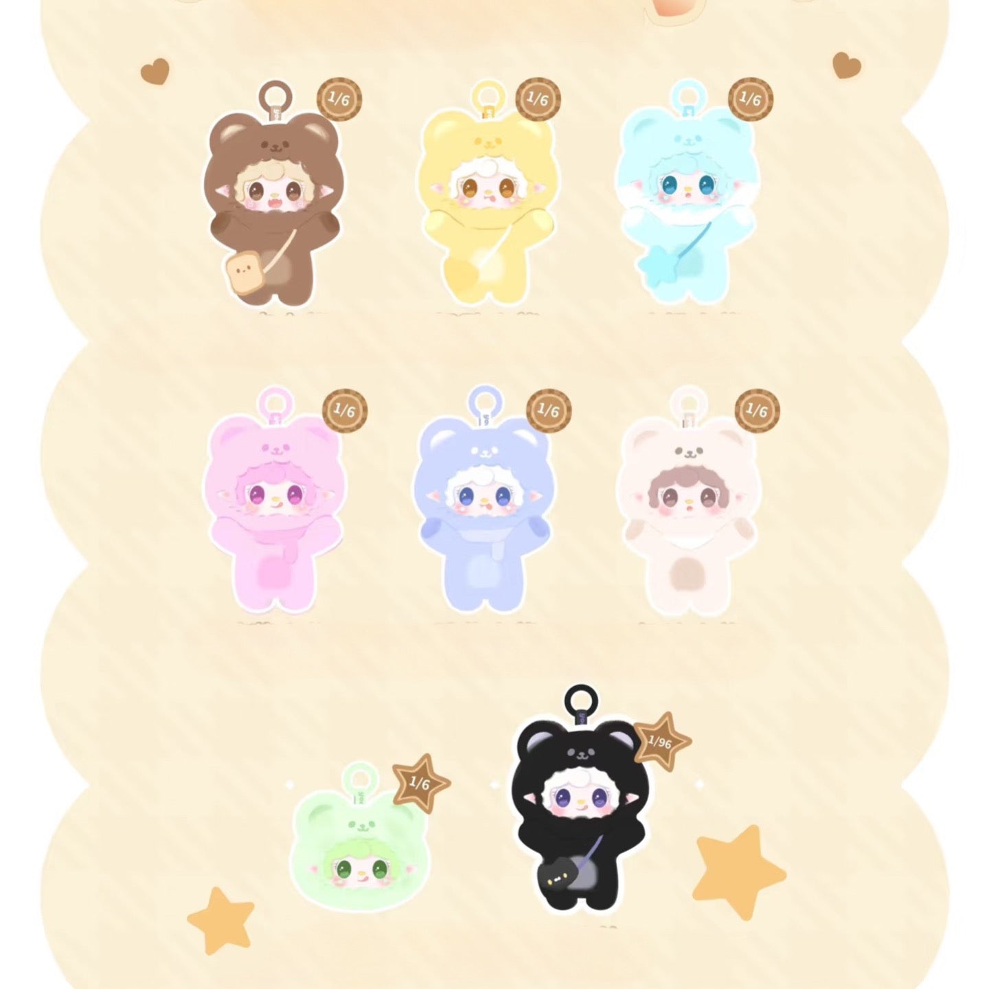 YOOKI Take a Bite of Bear ぬいぐるみペンダント