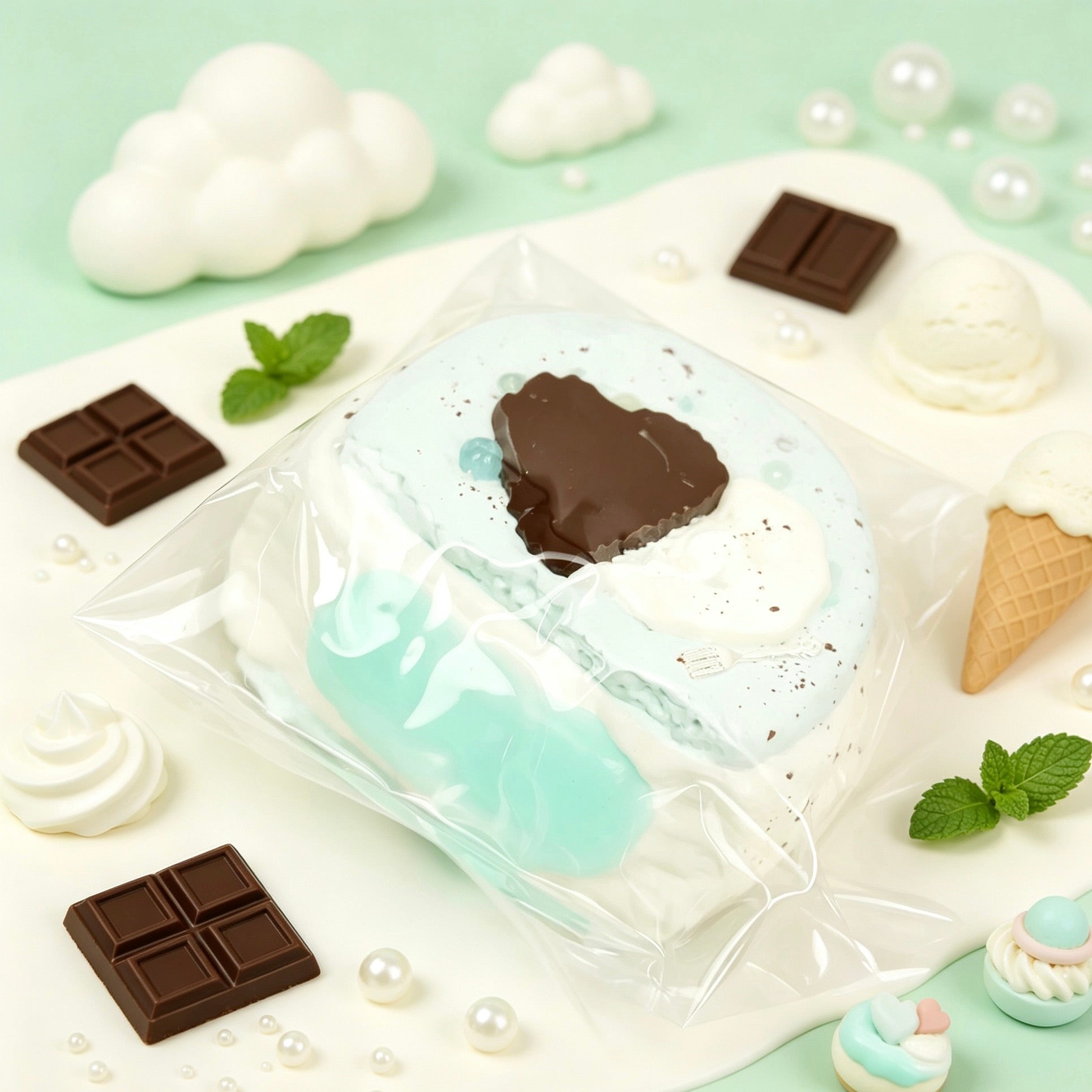 NUIT TOWN スクイーズ マシュマロ（チョコミント） – Nuit Town