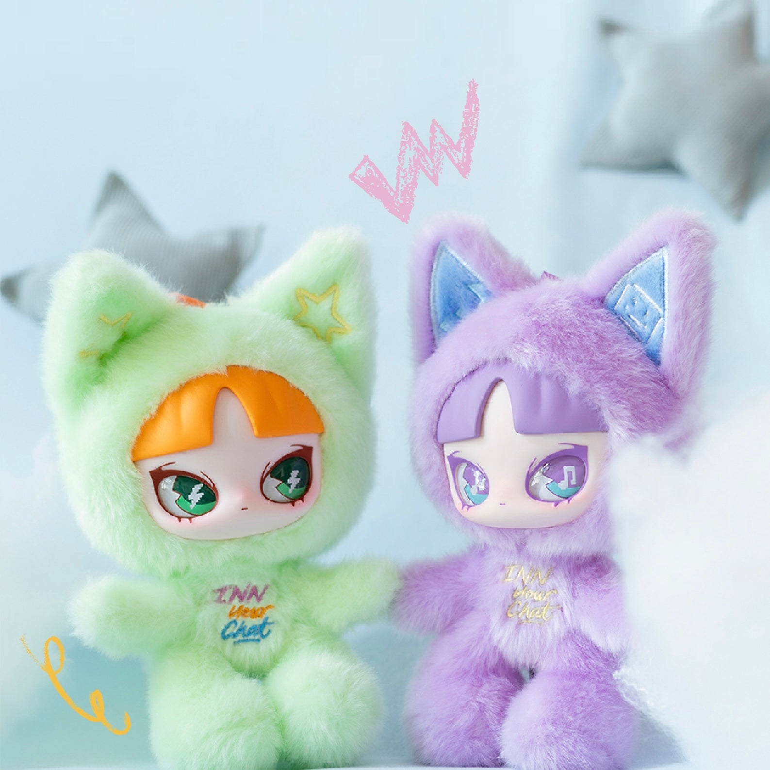 INN'S Cat In Your Chat シリーズ ぬいぐるみペンダント – Nuit Town