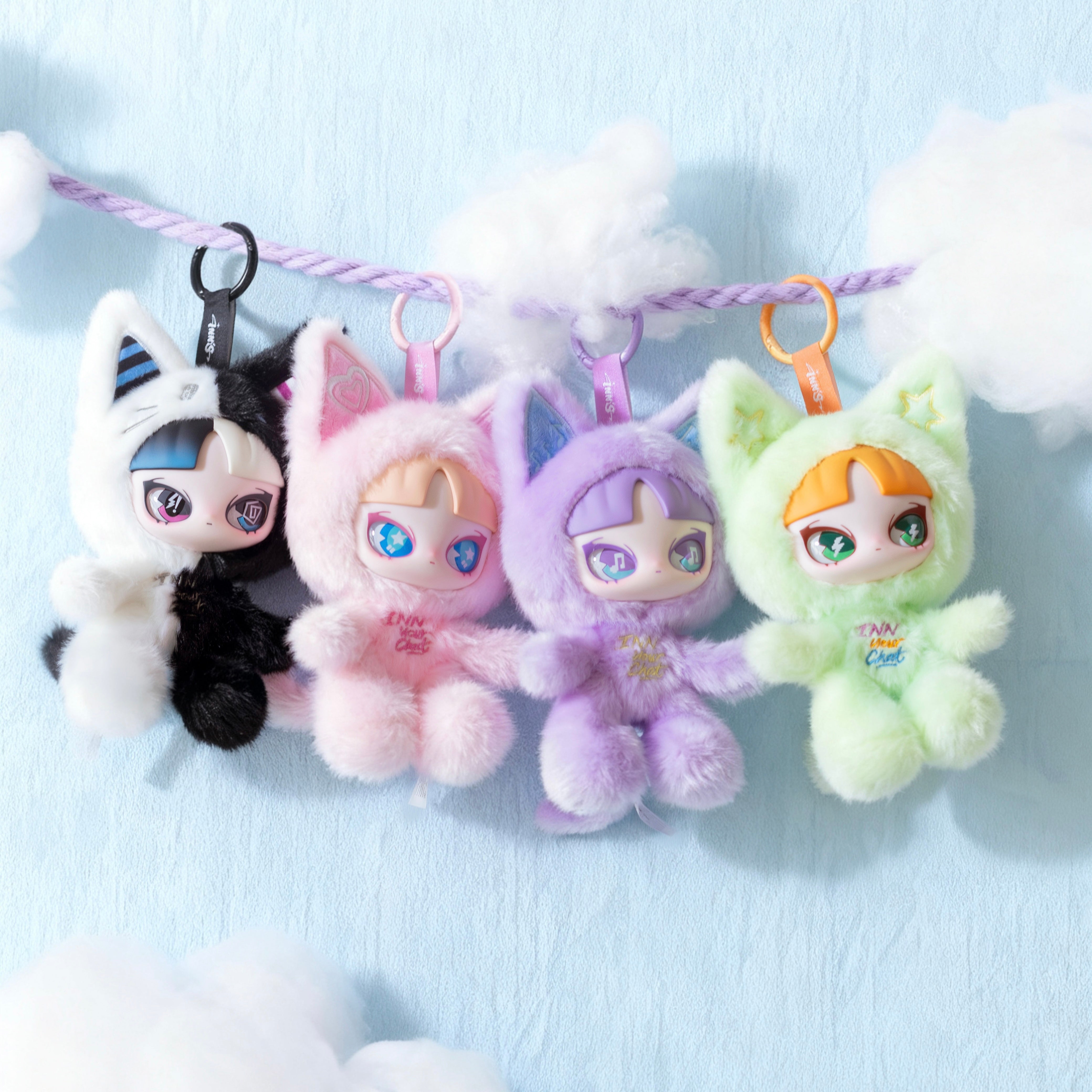 INN'S Cat In Your Chat シリーズ ぬいぐるみペンダント – Nuit Town