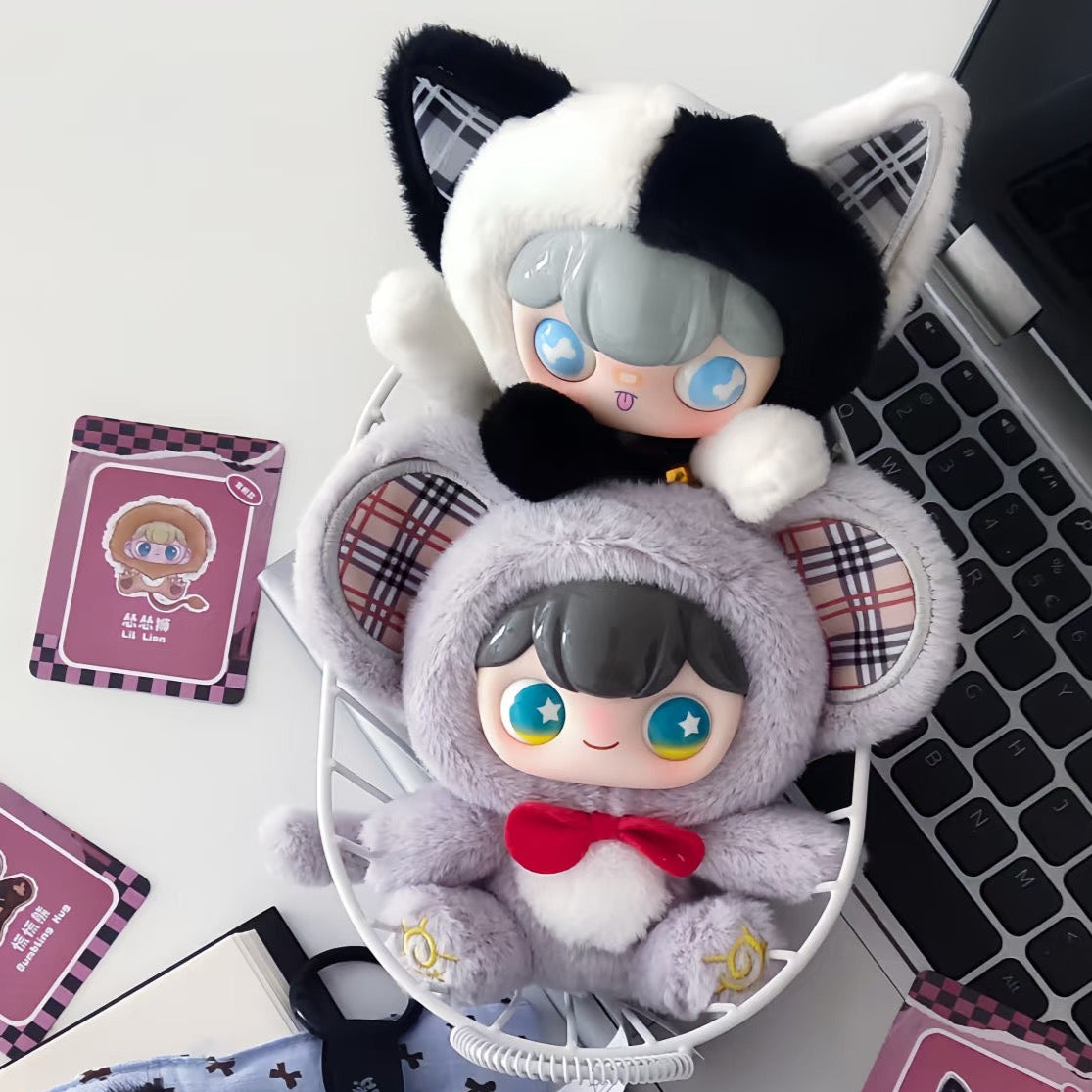 ​【極美品】KIKI Little Kee ぬいぐるみペンダント 8種セット Little Dazed KiKi Plush Zoo Series Blind Box,New Random Surprise