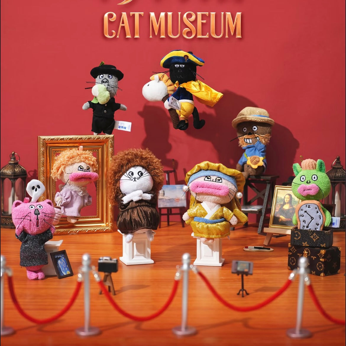 MAOMAOMAO Chic Cat Museum series plush ぬいぐるみペンダント