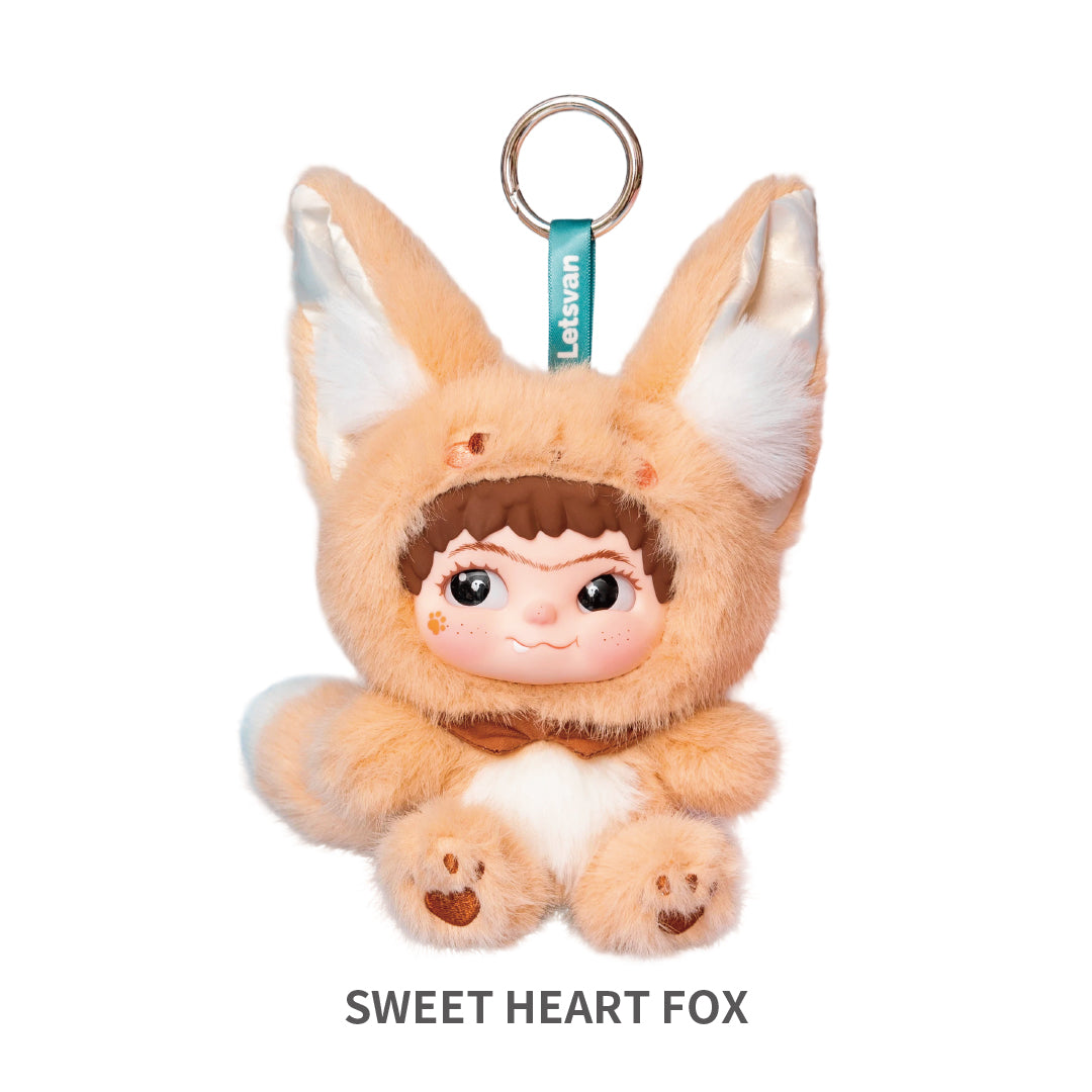 WAKUKU FOX＆BUNNYシリーズ ぬいぐるみペンダント＜入荷予定12月＞