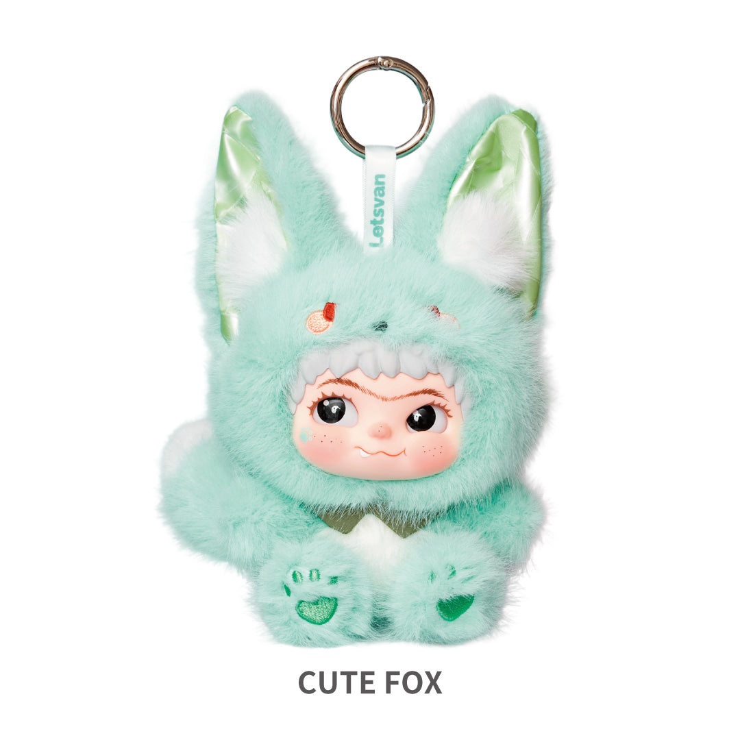 WAKUKU FOX＆BUNNYシリーズ ぬいぐるみペンダント＜入荷予定12月＞