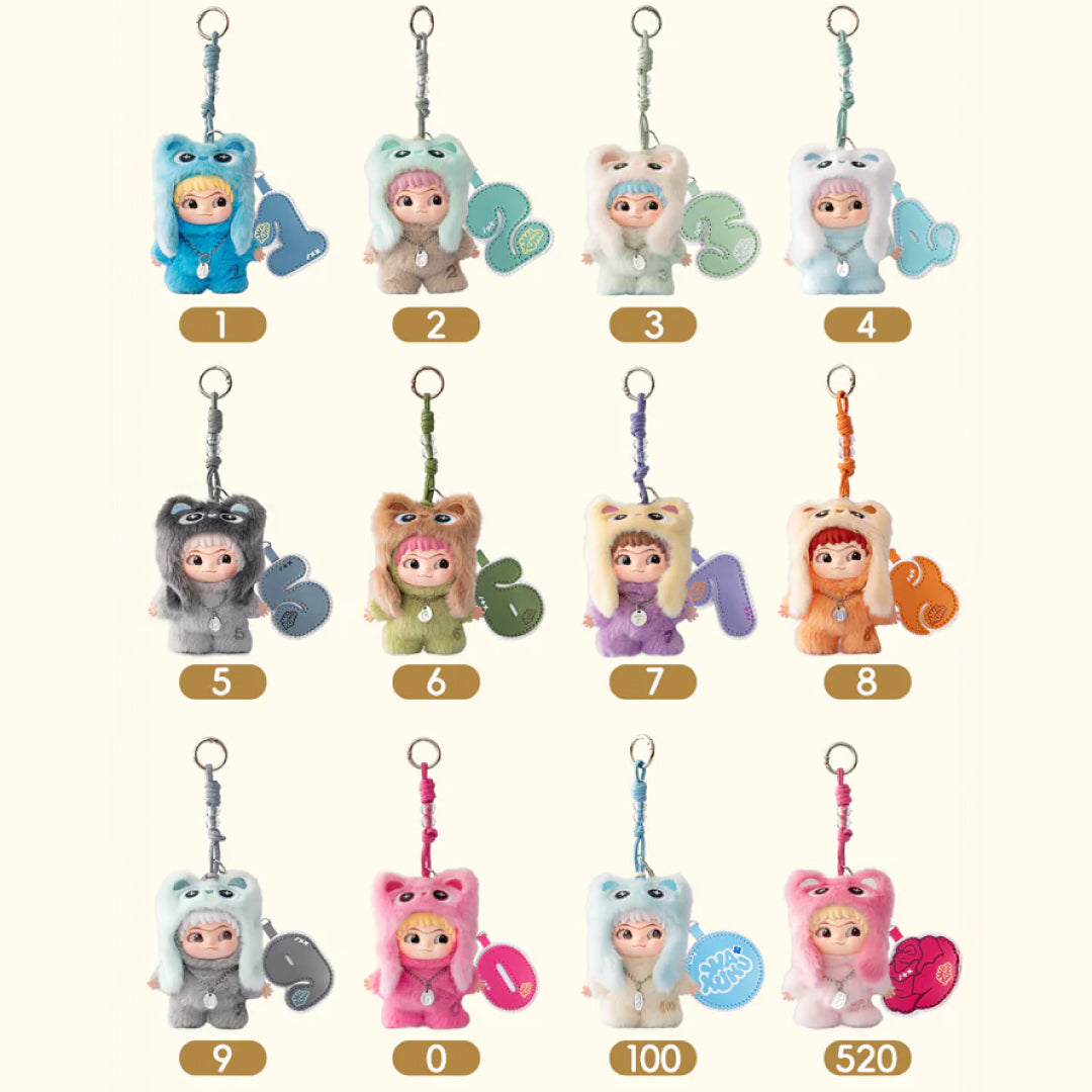 WAKUKU ON A ROLLシリーズ ぬいぐるみペンダント