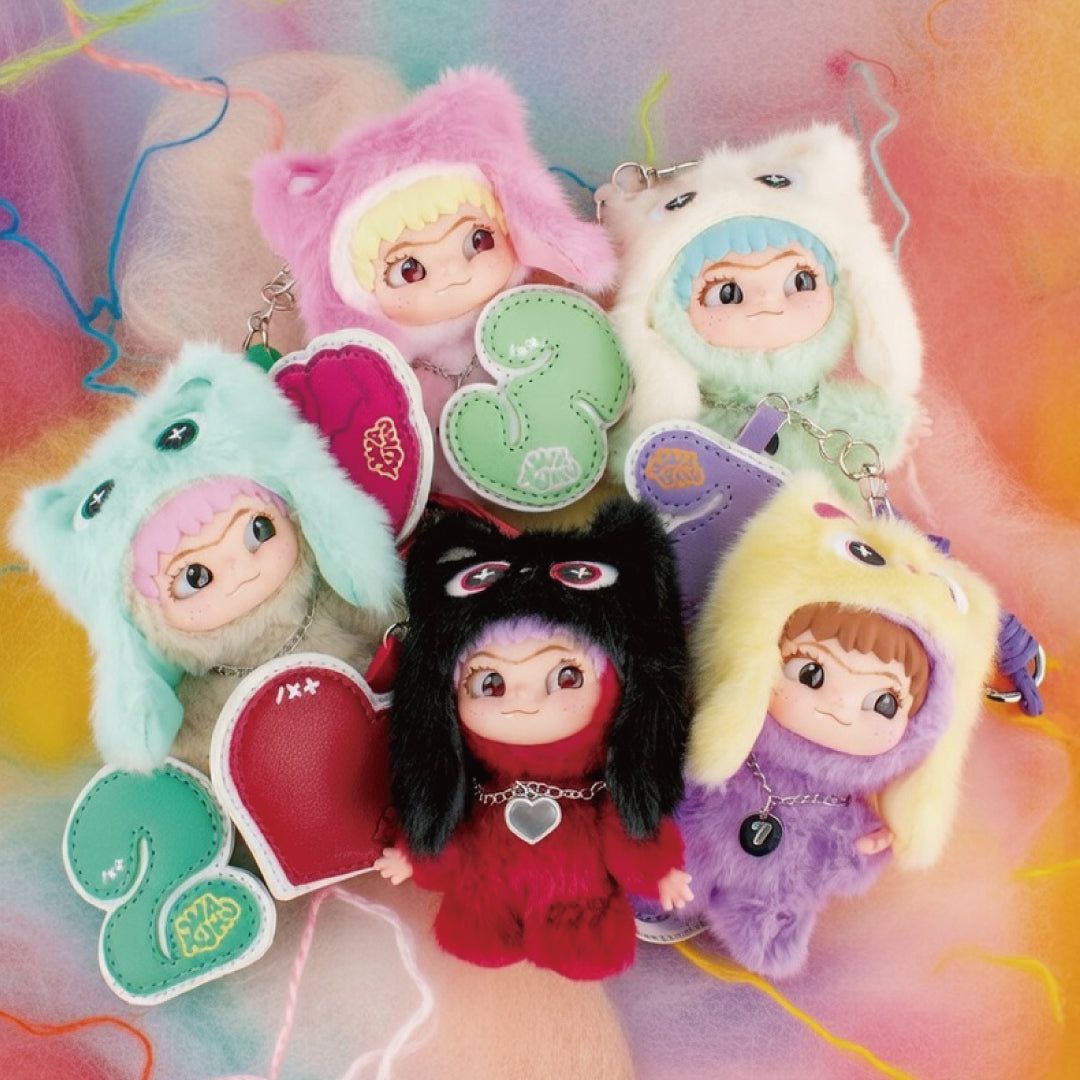 WAKUKU ON A ROLLシリーズ ぬいぐるみペンダント